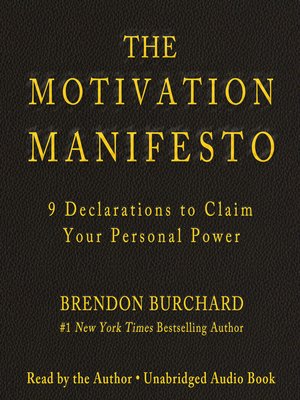 cover image of The Motivation Manifesto
